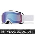SMITH SHOWCASE OTG White | S2 BLUE Sensor Mirror | ски & сноуборд маска