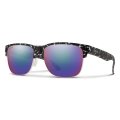 SMITH LOWDOWN SPLIT BLACK MARBLE ChromaPop Polarized Violet Mirror | Sunglasses