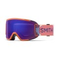 SMITH SQUAD S coral riso print | S2 CHROMAPOP Everyday Violet Mirror | ski & snowboard mask