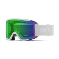 SMITH SQUAD S white vapor | S2 CHROMAPOP Everyday Green Mirror | ski & snowboard mask