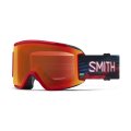 SMITH SQUAD S crimson glitch hunter | S2 CHROMAPOP Everyday Red Mirror | ски & сноуборд маска