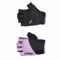 NORTHWAVE FAST WOMAN black/lilac | Дамски вело ръкавици за колоездене без пръсти