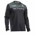 NORTHWAVE EDGE 2 black/dark grey | Мъжко МТБ джърси с дълъг ръкав за колоездене