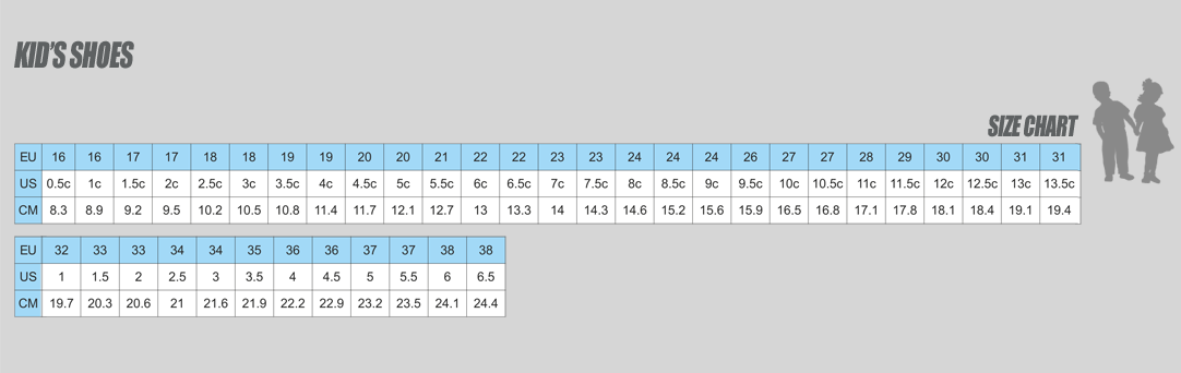 Circa Shoes Size Chart